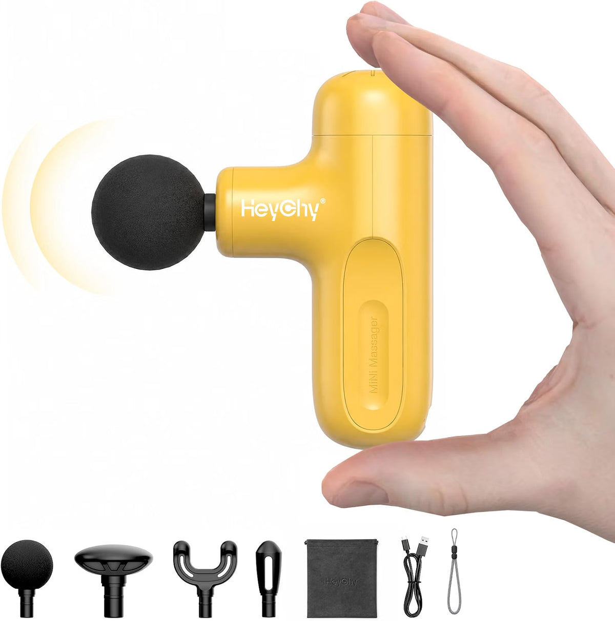 Super Mini Massage Gun Deep Tissue Portable Muscle Massager, 3000RPM