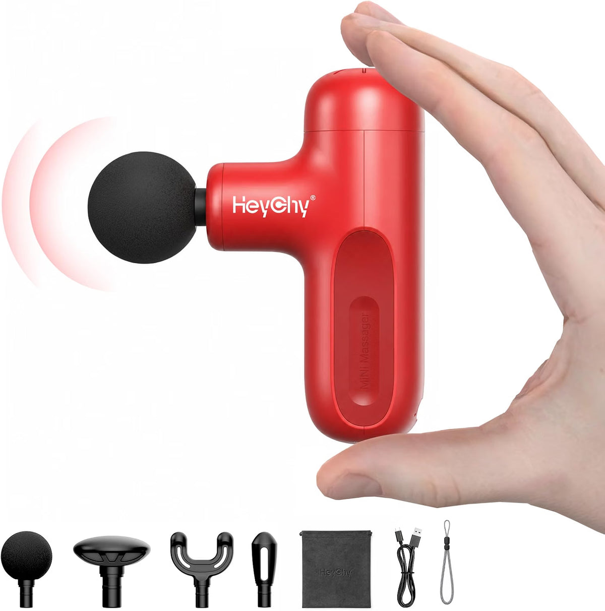 Super Mini Massage Gun Deep Tissue Portable Muscle Massager, 3000RPM