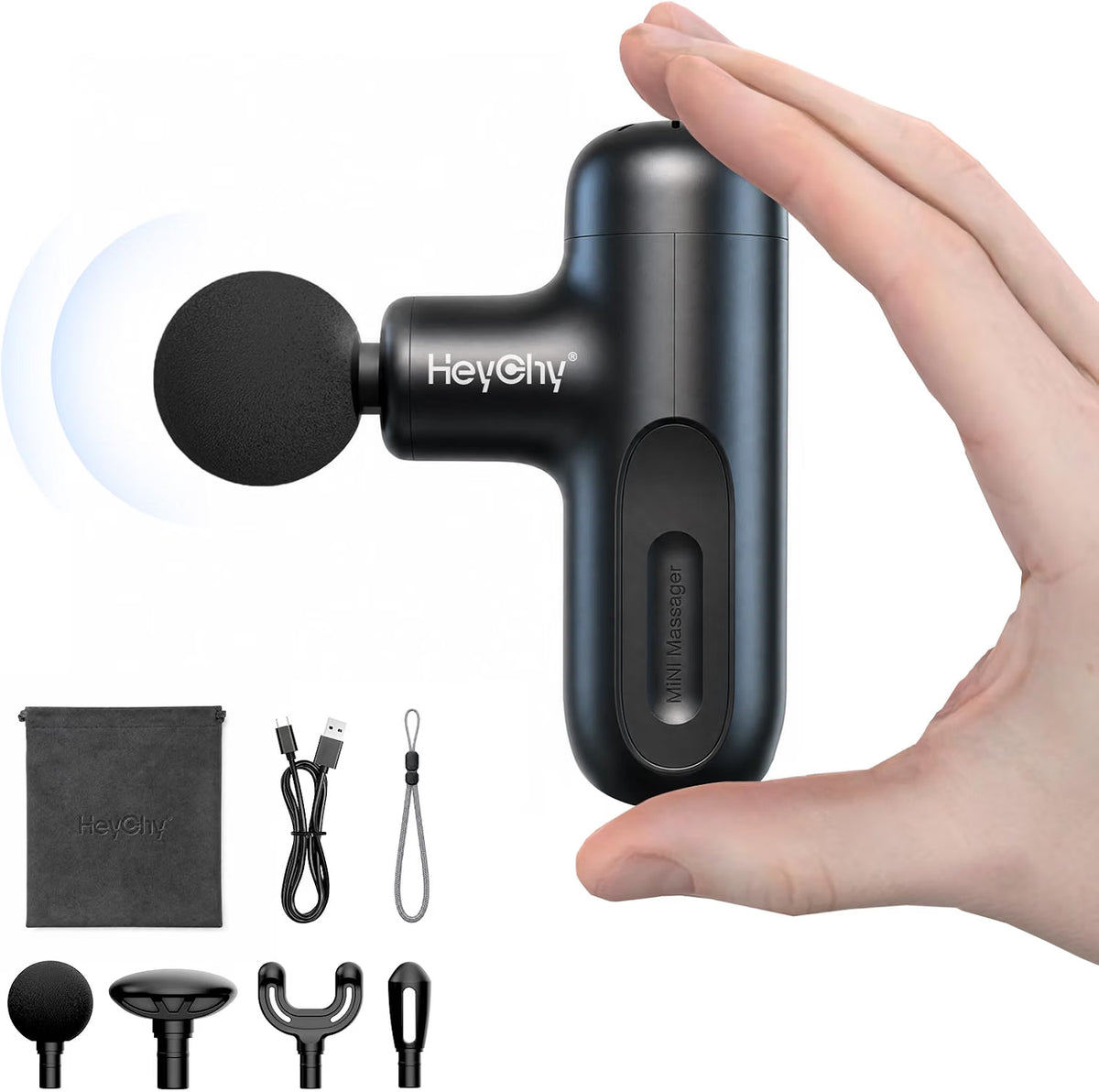 Super Mini Massage Gun Deep Tissue Portable Muscle Massager, 3000RPM
