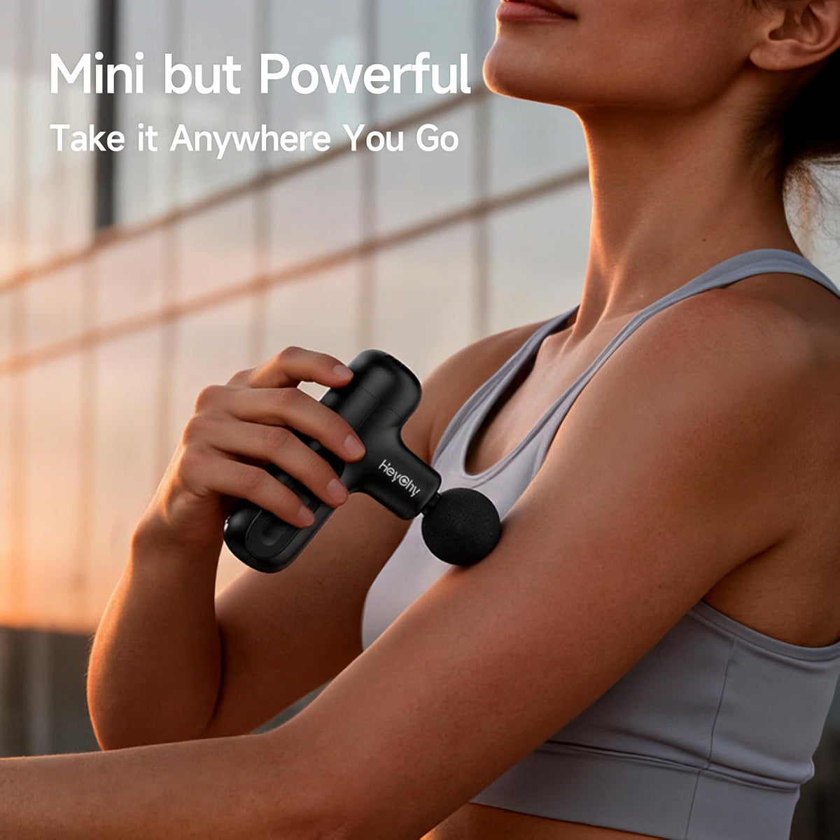 Super Mini Massage Gun Deep Tissue Portable Muscle Massager, 3000RPM