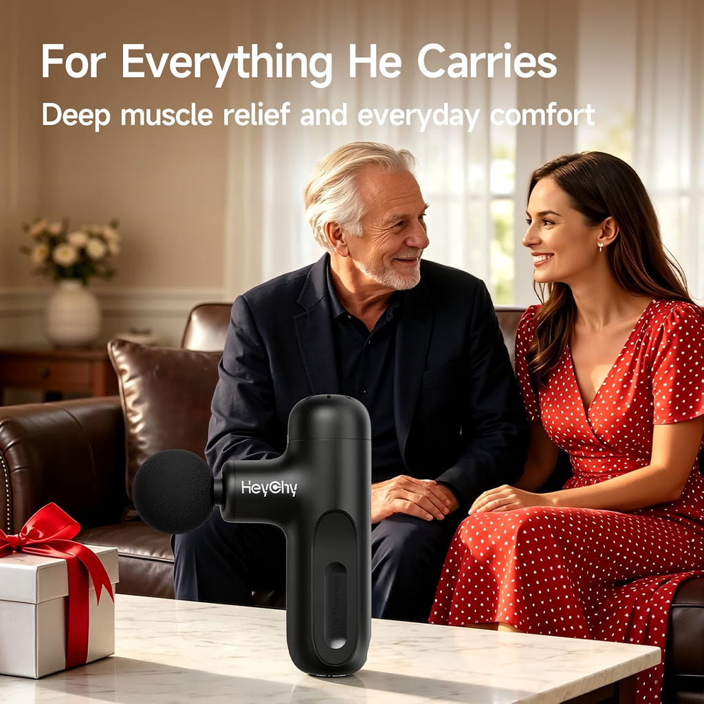 Super Mini Massage Gun Deep Tissue Portable Muscle Massager, 3000RPM