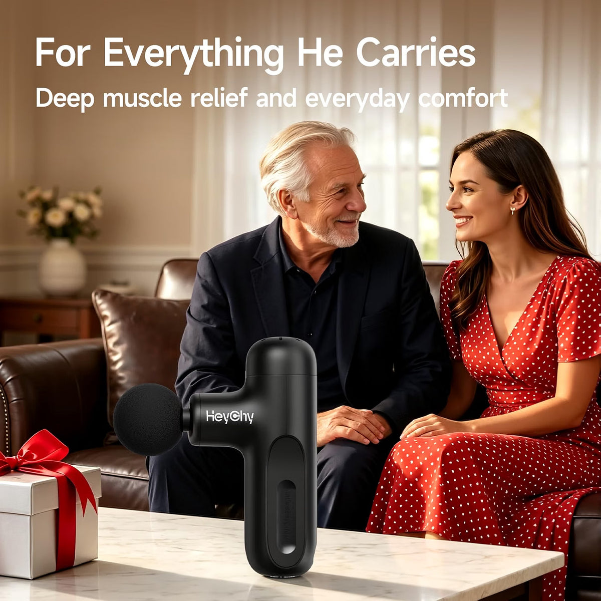 Super Mini Massage Gun Deep Tissue Portable Muscle Massager, 3000RPM