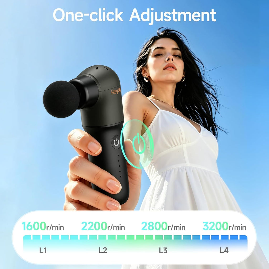 Super Mini Massage Gun, Deep Tissues Percussion Muscle Massager L1