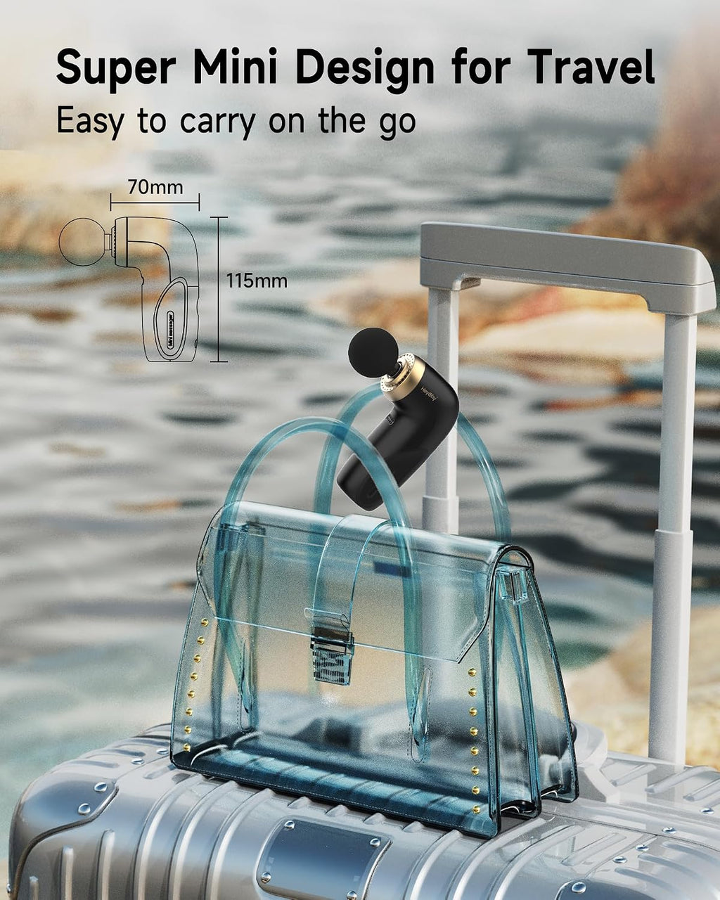 A1 Mini Massage Gun, Portable Deep Tissue Massager