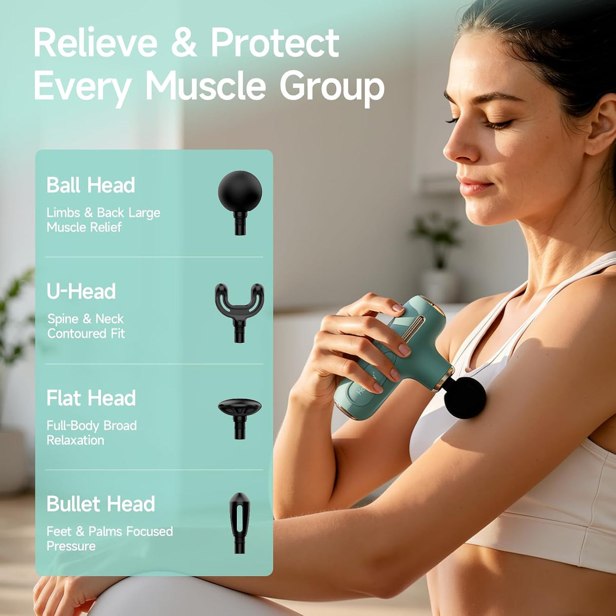 Super Mini Massage Gun Deep Tissue Portable Muscle Massager, C1 MINI